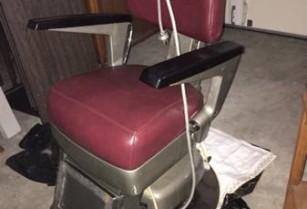Used Optometry Office Equipment: Chair and Polaroid Macro 5 SLR